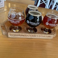 Photo taken at Resolute Brewing Company by Bobby B. on 9/26/2021