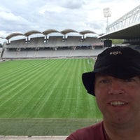 Photo taken at Matmut Stadium Gerland by Brian M. on 6/13/2016