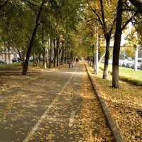 Photo taken at Аллея by Лира К. on 9/15/2012