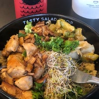 Photo taken at Tasty Salad Shop by João K. on 9/27/2019