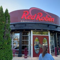 Photo taken at Red Robin Gourmet Burgers and Brews by Stephen G. on 11/1/2019