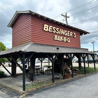 Photo taken at Bessinger’s Barbeque by Stephen G. on 6/23/2023