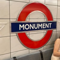 Photo taken at Monument London Underground Station by Stephen G. on 7/7/2023