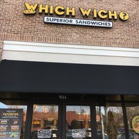 Photo taken at Which Wich? Superior Sandwiches by Stephen G. on 2/3/2018