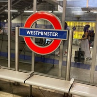 Photo taken at Westminster London Underground Station by Stephen G. on 7/7/2023