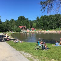 Photo taken at Озеро в парке Кольцово by Michael S. on 7/8/2018