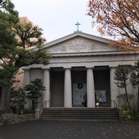 Photo taken at Tsukiji Catholic Church Cathedral by ぶさ on 12/22/2018