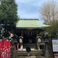 Photo taken at 上目黒氷川神社 by toyaman on 4/7/2024