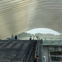 Photo taken at Liège-Guillemins Railway Station (XHN) by Farid S. on 9/4/2018