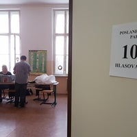 Photo taken at Základní škola Karla Čapka by Jiri S. on 10/20/2017