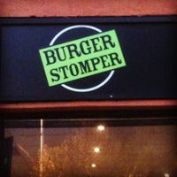 Photo taken at Burger Stomper Gourmet Burger &amp; Milkshake Bar by Stephanie on 10/10/2012