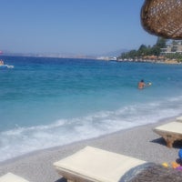 Photo taken at Ersan Resort Beach by Pelin Ç. on 7/29/2018
