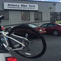 Photo taken at Atlanta Bike Tech by Amanda O. on 8/22/2015