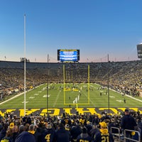 Photo taken at Michigan Stadium by Mike K. on 10/30/2022