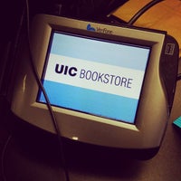 Photo taken at UIC Bookstore @ Student Center East by Brandon B. on 4/1/2015