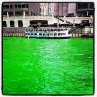 Photo taken at Chicago River Dyeing by Brandon B. on 3/15/2014