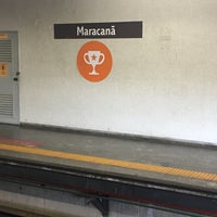 Photo taken at SuperVia - Maracanã Train Station by Pablo on 12/28/2016