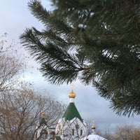 Photo taken at Храм Всех Святых в Земле Российской Просиявших в Новокосино by Ilya S. on 1/7/2022