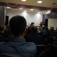 Photo taken at Актовый зал школы 59 by Dasha M. on 9/11/2015