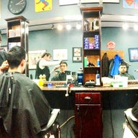 Photo taken at Bedford Barbers by Roland L. on 12/12/2013