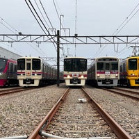 Photo taken at 京王電鉄 若葉台検車区・若葉台乗務区・若葉台工場 by 雲州 巫. on 6/18/2023