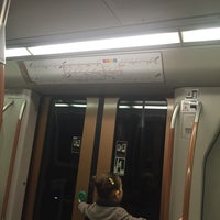 Photo taken at Metro Lijn 1 / Métro Ligne 1 (MIVB / STIB) by Ismail E. on 11/7/2015