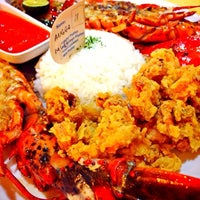 Photo taken at Loobie Lobster &amp;amp; Shrimps by Angga S. on 8/8/2014