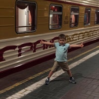 Photo taken at Поезд № 54/53 «Гранд Экспресс» Москва - Санкт-Петербург by М S. on 7/12/2018