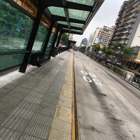 Photo taken at Metrobus - Estación Manuela Pedraza by  N. on 1/4/2017