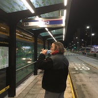 Photo taken at Metrobus - Estación Manuela Pedraza by  N. on 11/1/2015