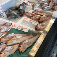 Photo taken at Bandaijima Fish Market by Mark K. on 2/17/2024