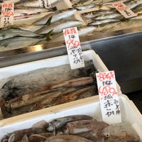 Photo taken at Bandaijima Fish Market by Mark K. on 2/17/2024