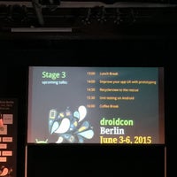 Photo taken at droidcon Berlin 2015 #droidconDE by Buşra D. on 6/5/2015