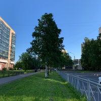 Photo taken at Остановка «Серебристый бульвар» by Alexandra K. on 5/29/2021