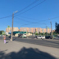 Photo taken at Остановка «Улица Подвойского» by Alexandra K. on 6/10/2021