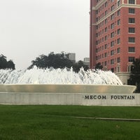 Photo taken at Mecom Fountain by aeroRafa on 12/19/2018