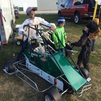 Photo taken at Mini Indy Racetrack by Anthony P. on 10/17/2015