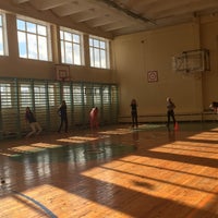 Photo taken at физ-ра⚽️🏀 by Daria on 10/10/2015