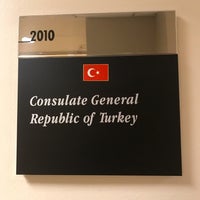 Photo taken at Consulate General of Turkey by Burak A. on 2/25/2017
