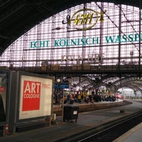 Photo taken at Köln Hauptbahnhof by Marat K. on 4/16/2019