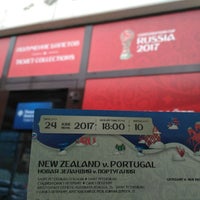 Photo taken at FIFA Confederations Cup 2017 Ticket Center by Marat K. on 5/21/2017
