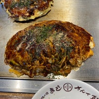 Photo taken at Okonomiyaki Kiji by Mayumi on 1/13/2024