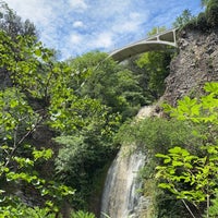 Photo taken at Waterfall in Botanical Garden by Reuof A. on 7/5/2023