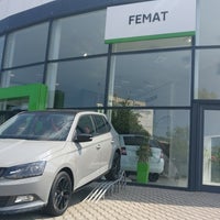 Photo taken at Femat Autocentrum, autosalon Škoda by Karel S. on 6/2/2017