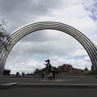 Photo taken at Arch of Freedom of the Ukrainian people by Yarina D. on 4/23/2017