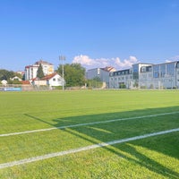 Photo taken at Stadion FK Teleoptik by Om on 7/23/2021