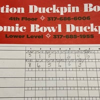 Photo taken at Action Bowl Duckpin Bowling by Caitlin P. on 10/2/2021