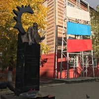 Photo taken at Памятник Виктору Цою by Alexander G. on 9/25/2018
