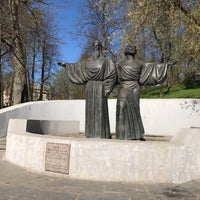 Photo taken at Памятник Афанасию и Феодосию by Alexander G. on 5/12/2018