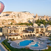 Foto diambil di Tourist Hotels &amp;amp; Resorts Cappadocia oleh AliSan pada 10/2/2022